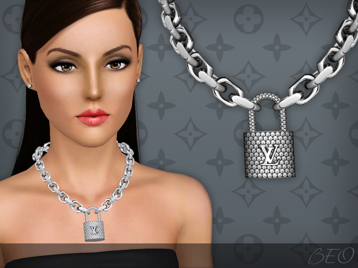 Lockit necklace for The Sims 3 by BEO